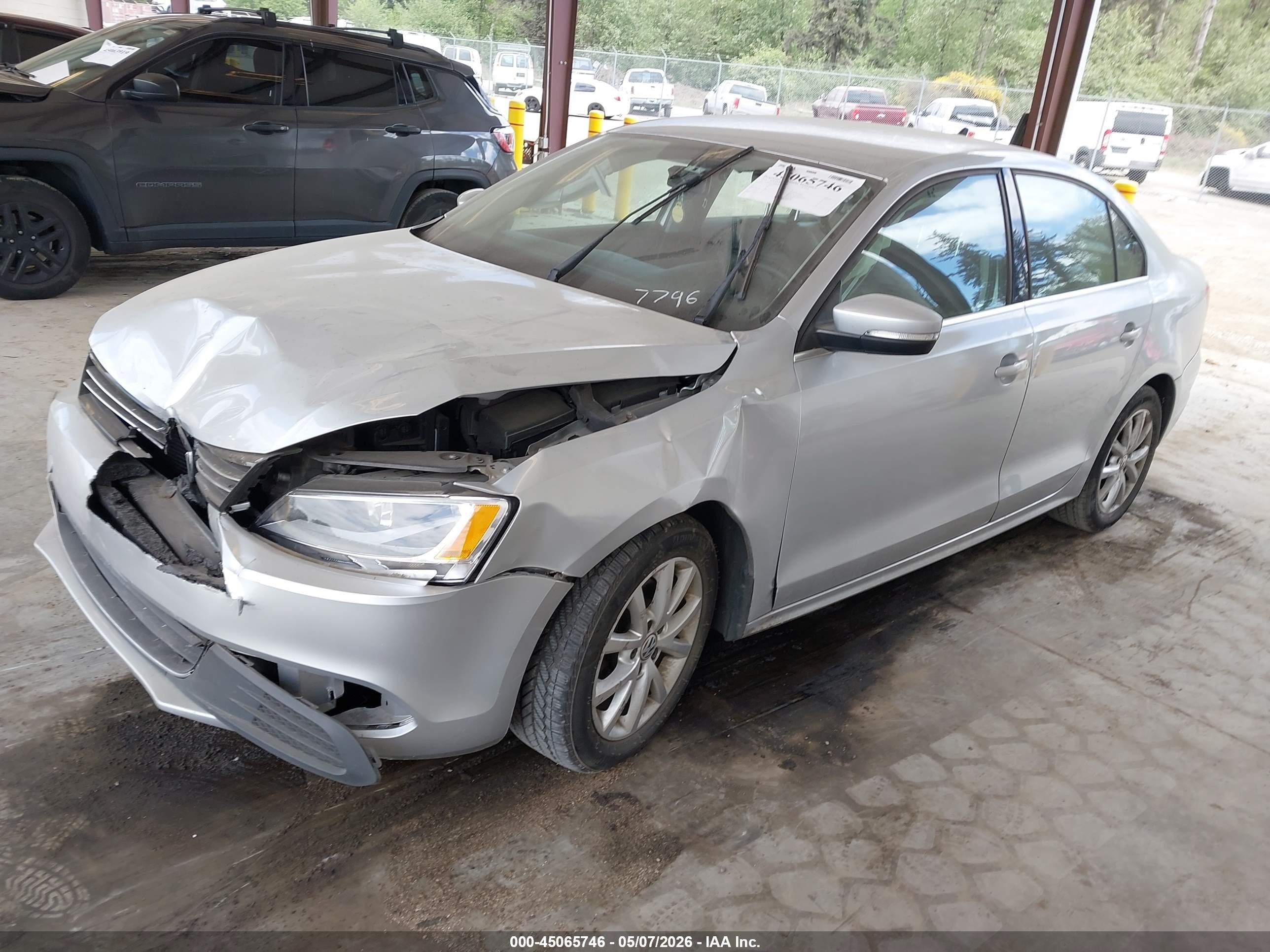 2013 Volkswagen Jetta 2.5l Se Silver vin: 3VWDP7AJ4DM307796