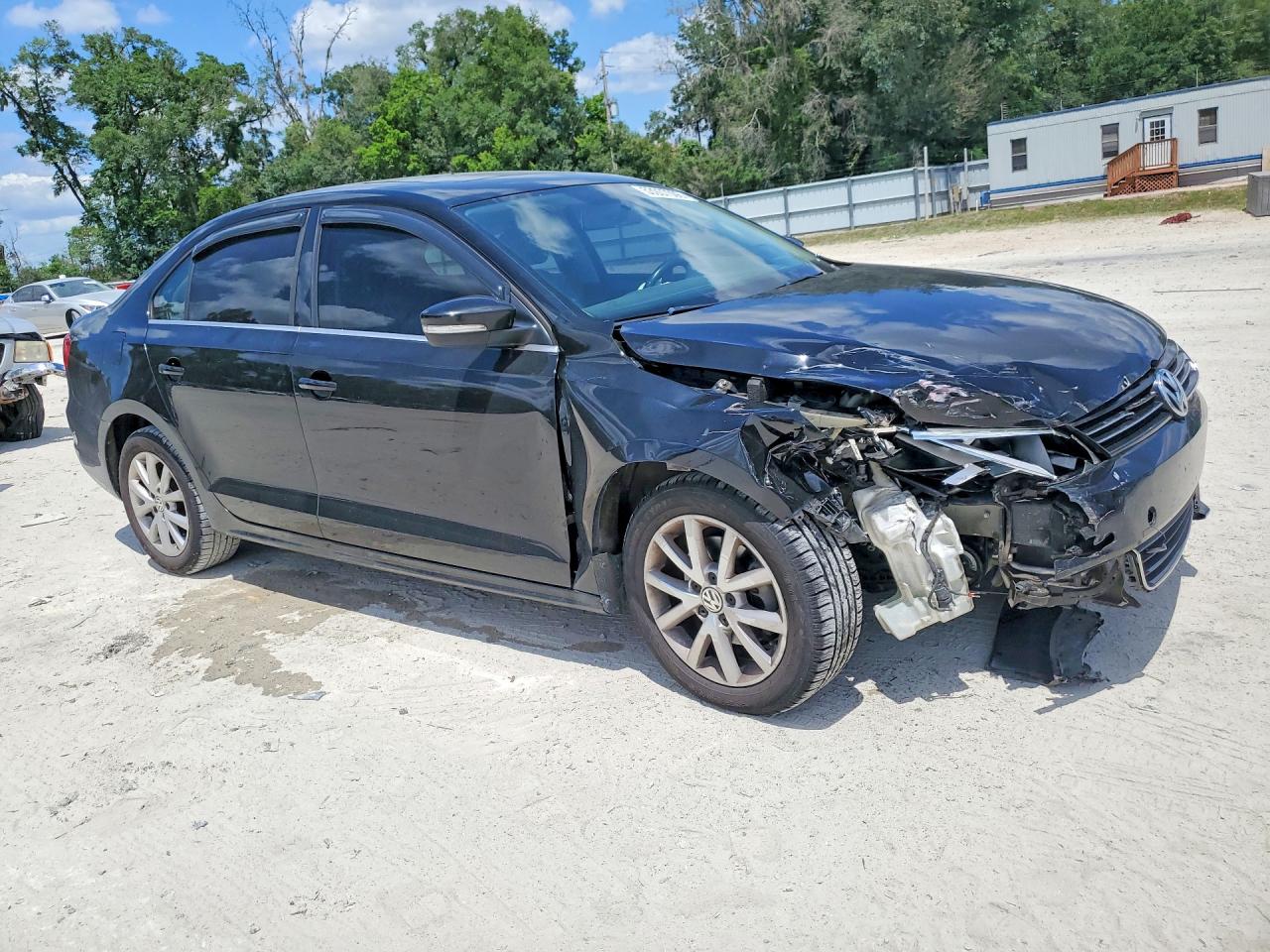 2013 Volkswagen Jetta Se Black vin: 3VWDP7AJ4DM351135