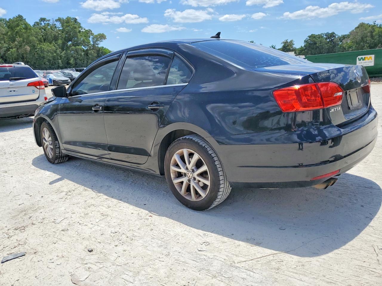 2013 Volkswagen Jetta Se Black vin: 3VWDP7AJ4DM351135