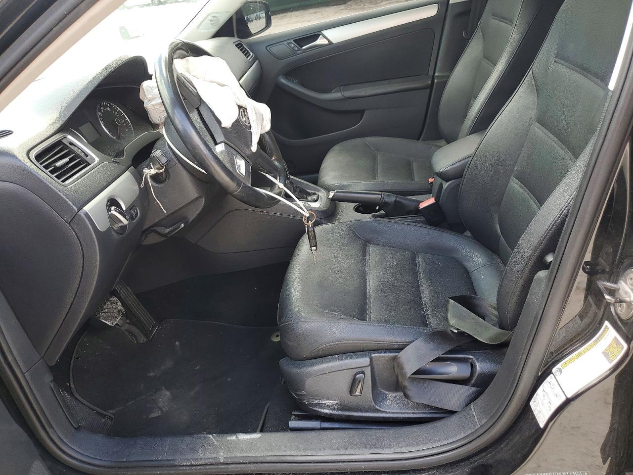 2013 Volkswagen Jetta Se Black vin: 3VWDP7AJ4DM351135