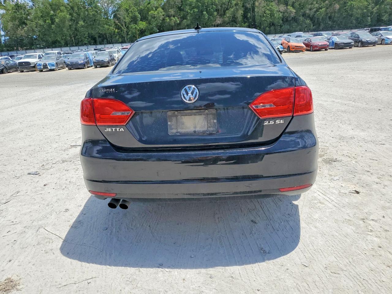 2013 Volkswagen Jetta Se Black vin: 3VWDP7AJ4DM351135