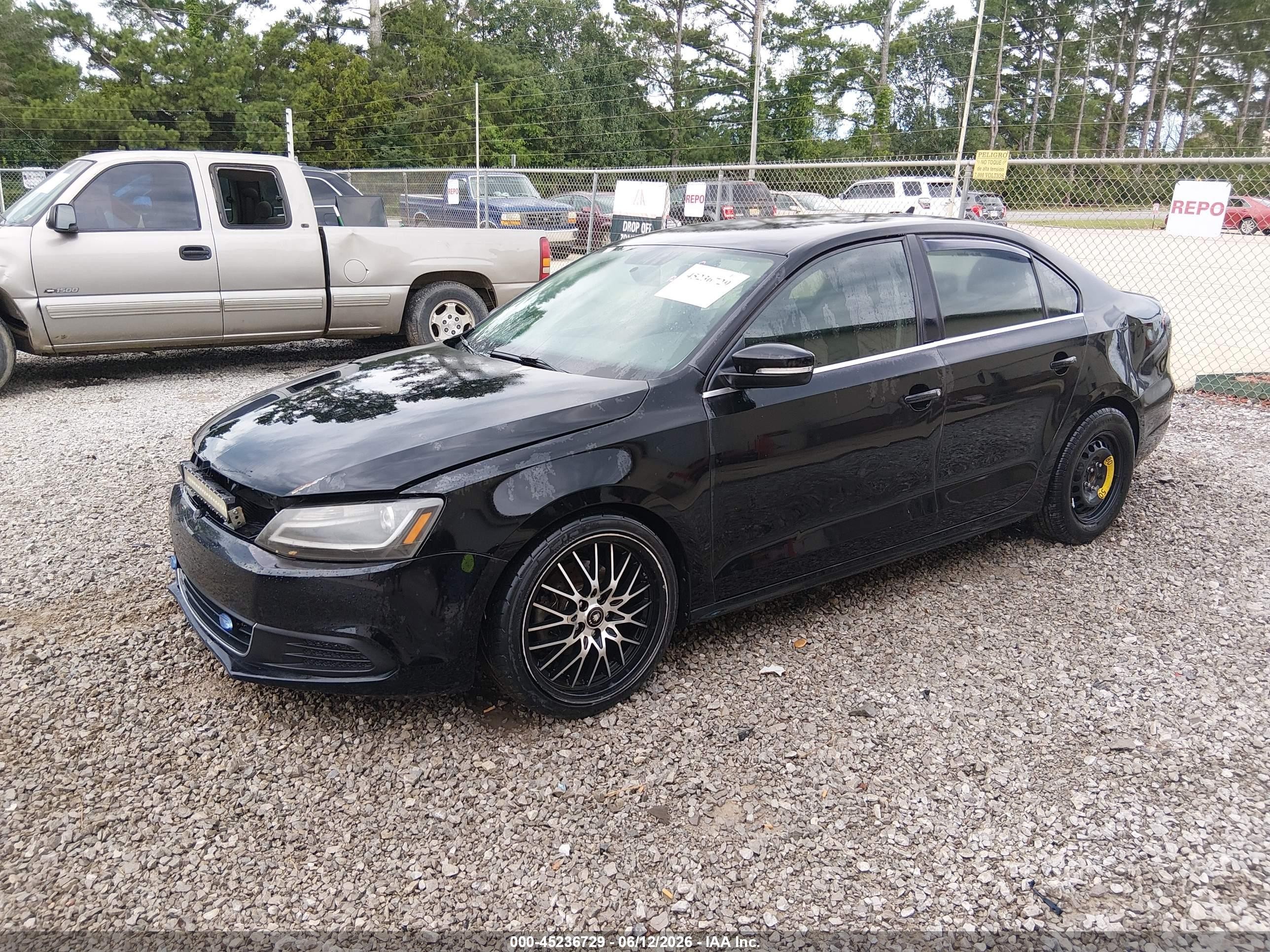 2013 Volkswagen Jetta 2.5l Se Black vin: 3VWDP7AJ4DM361048