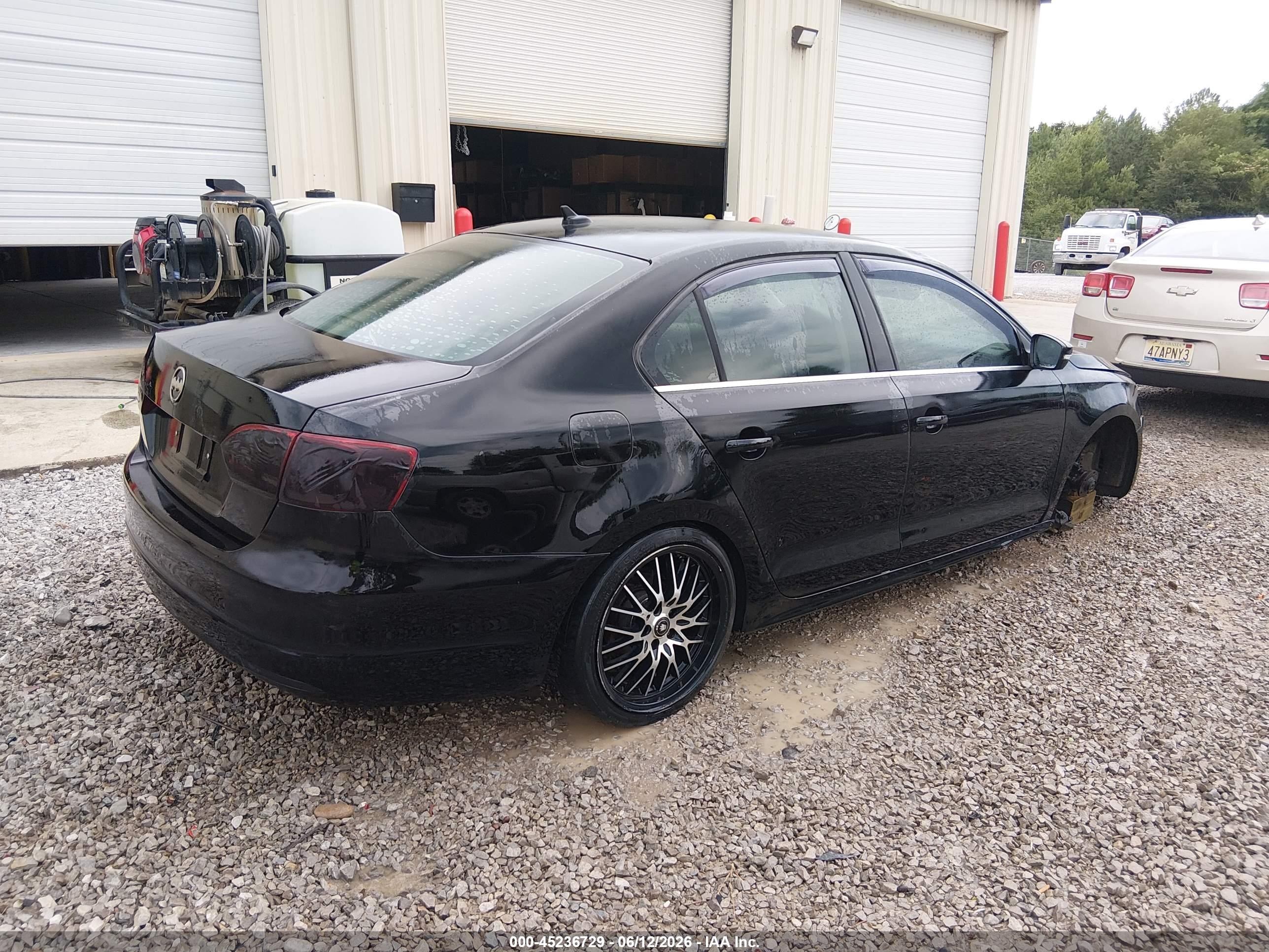 2013 Volkswagen Jetta 2.5l Se Black vin: 3VWDP7AJ4DM361048