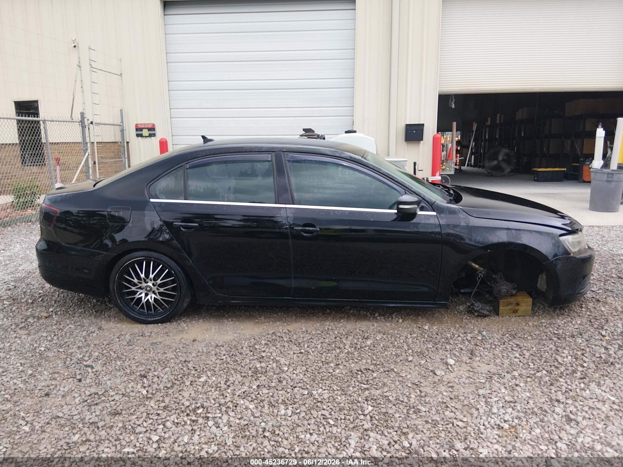 2013 Volkswagen Jetta 2.5l Se Black vin: 3VWDP7AJ4DM361048