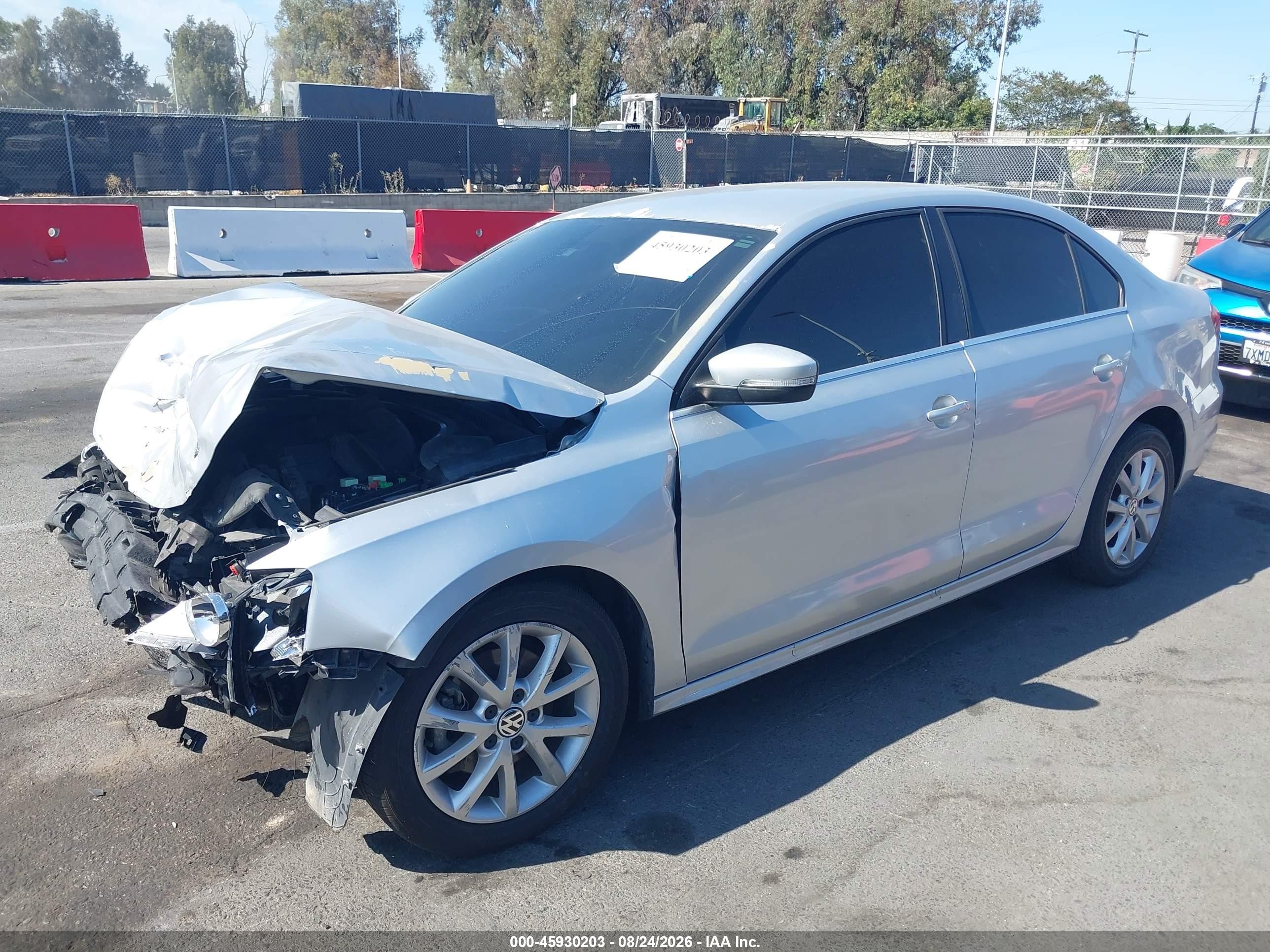 2013 Volkswagen Jetta 2.5l Se Серебряный vin: 3VWDP7AJ4DM361440