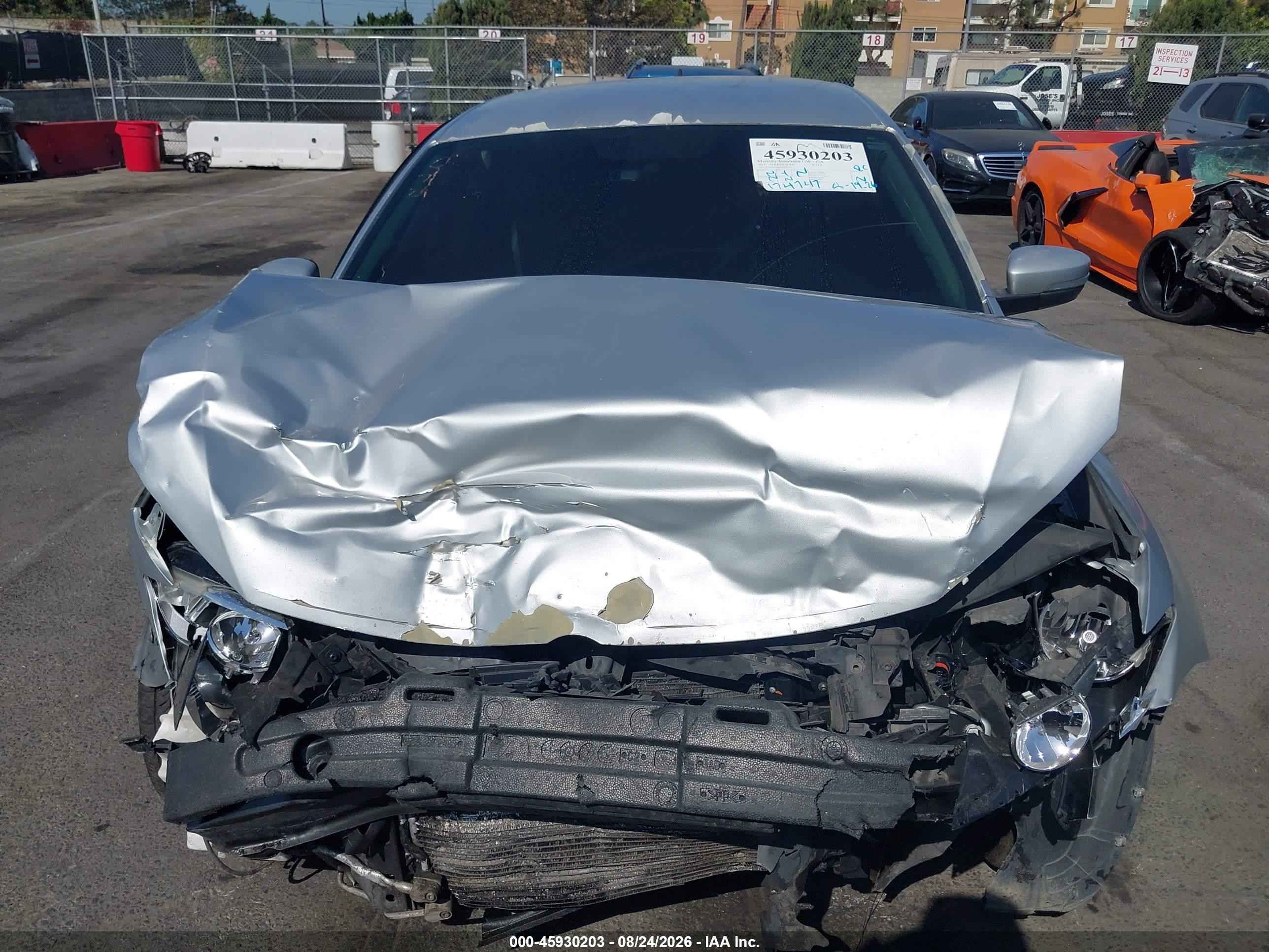 2013 Volkswagen Jetta 2.5l Se Серебряный vin: 3VWDP7AJ4DM361440
