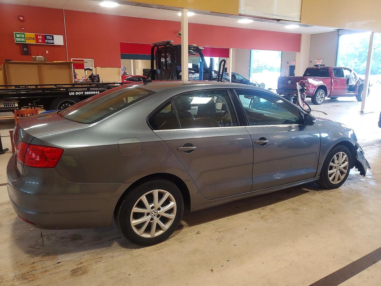 2013 Volkswagen Jetta Se Gray vin: 3VWDP7AJ4DM363334