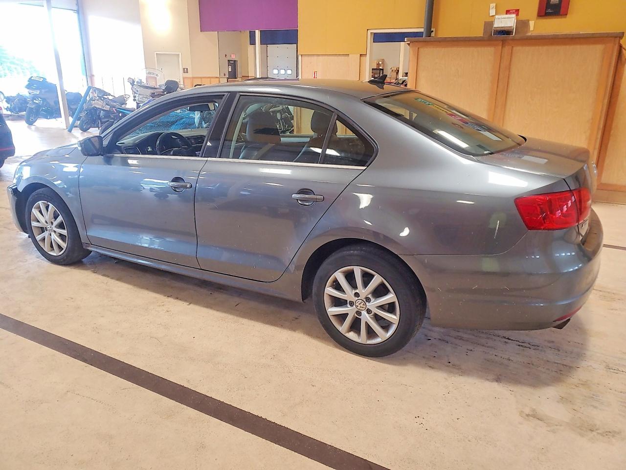 2013 Volkswagen Jetta Se Gray vin: 3VWDP7AJ4DM363334