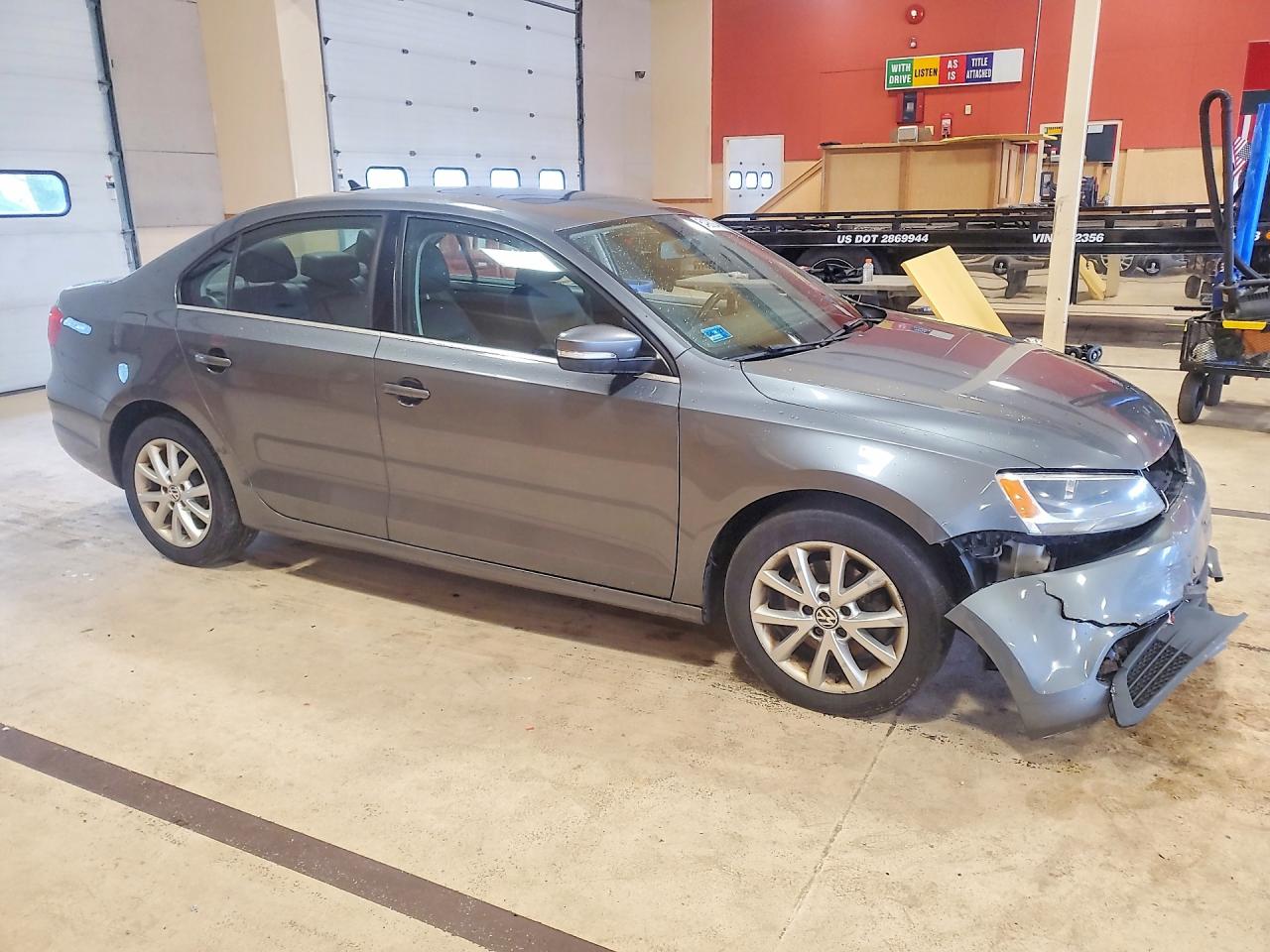 2013 Volkswagen Jetta Se Gray vin: 3VWDP7AJ4DM363334
