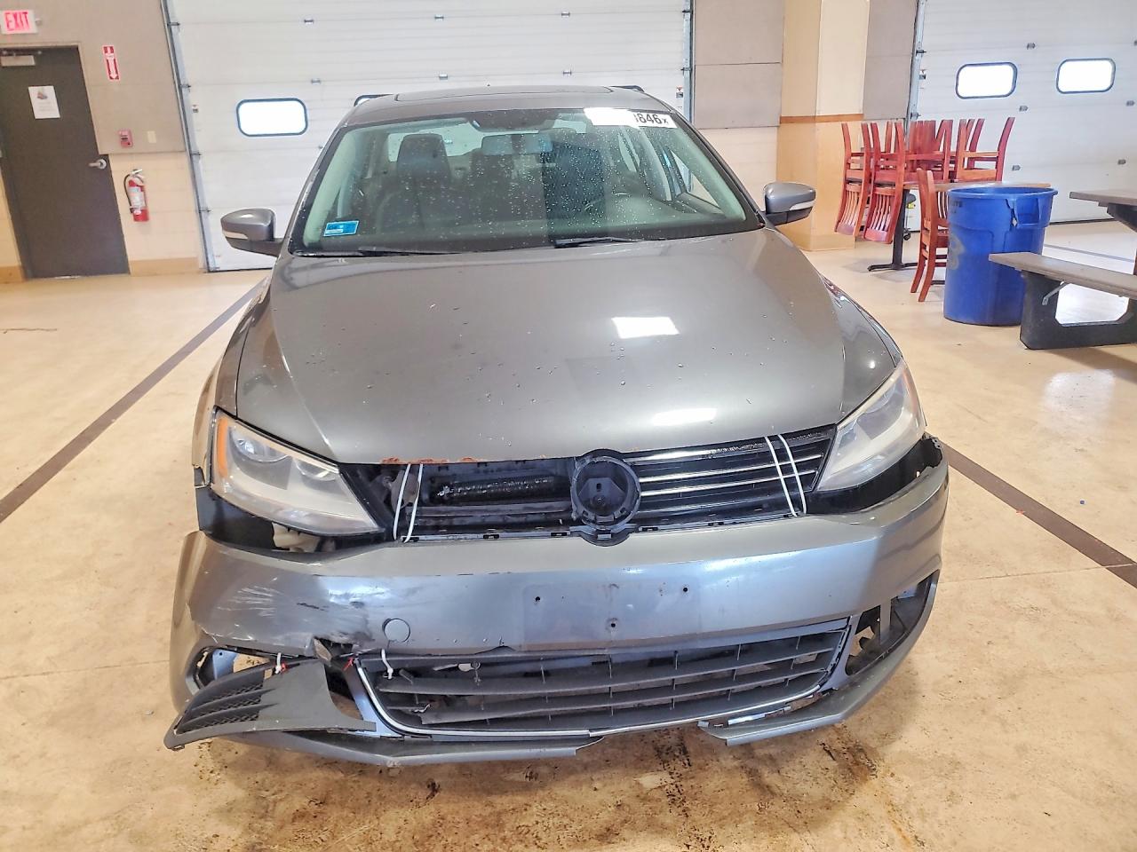 2013 Volkswagen Jetta Se Gray vin: 3VWDP7AJ4DM363334