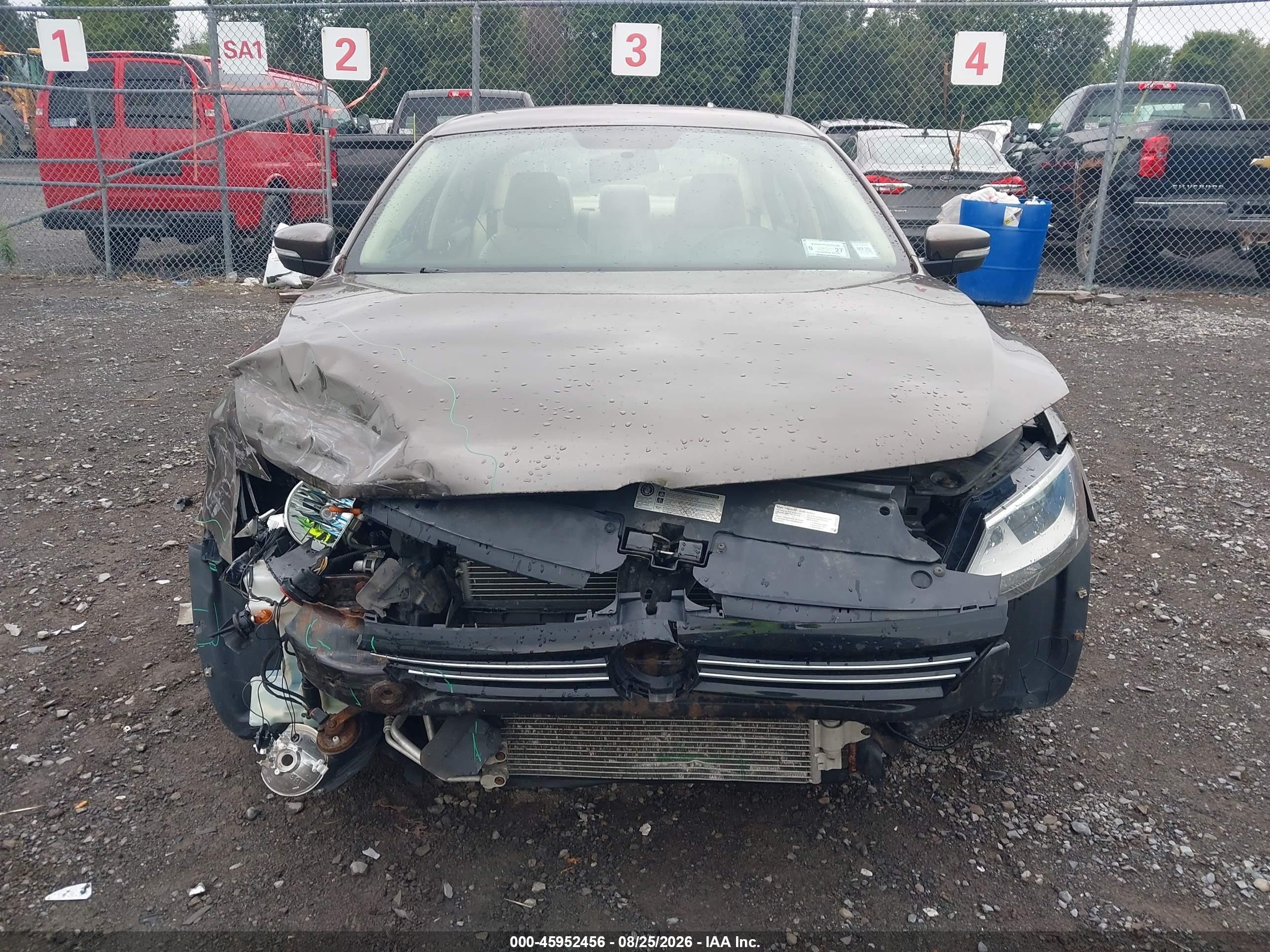 2013 Volkswagen Jetta 2.5l Se Brown vin: 3VWDP7AJ4DM372289