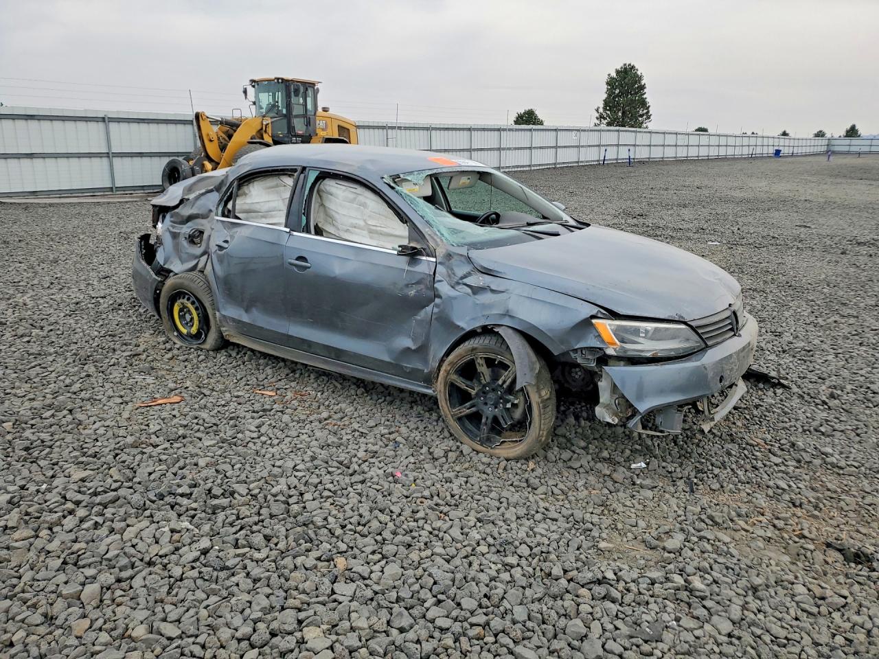 2013 Volkswagen Jetta Se Gray vin: 3VWDP7AJ4DM379615