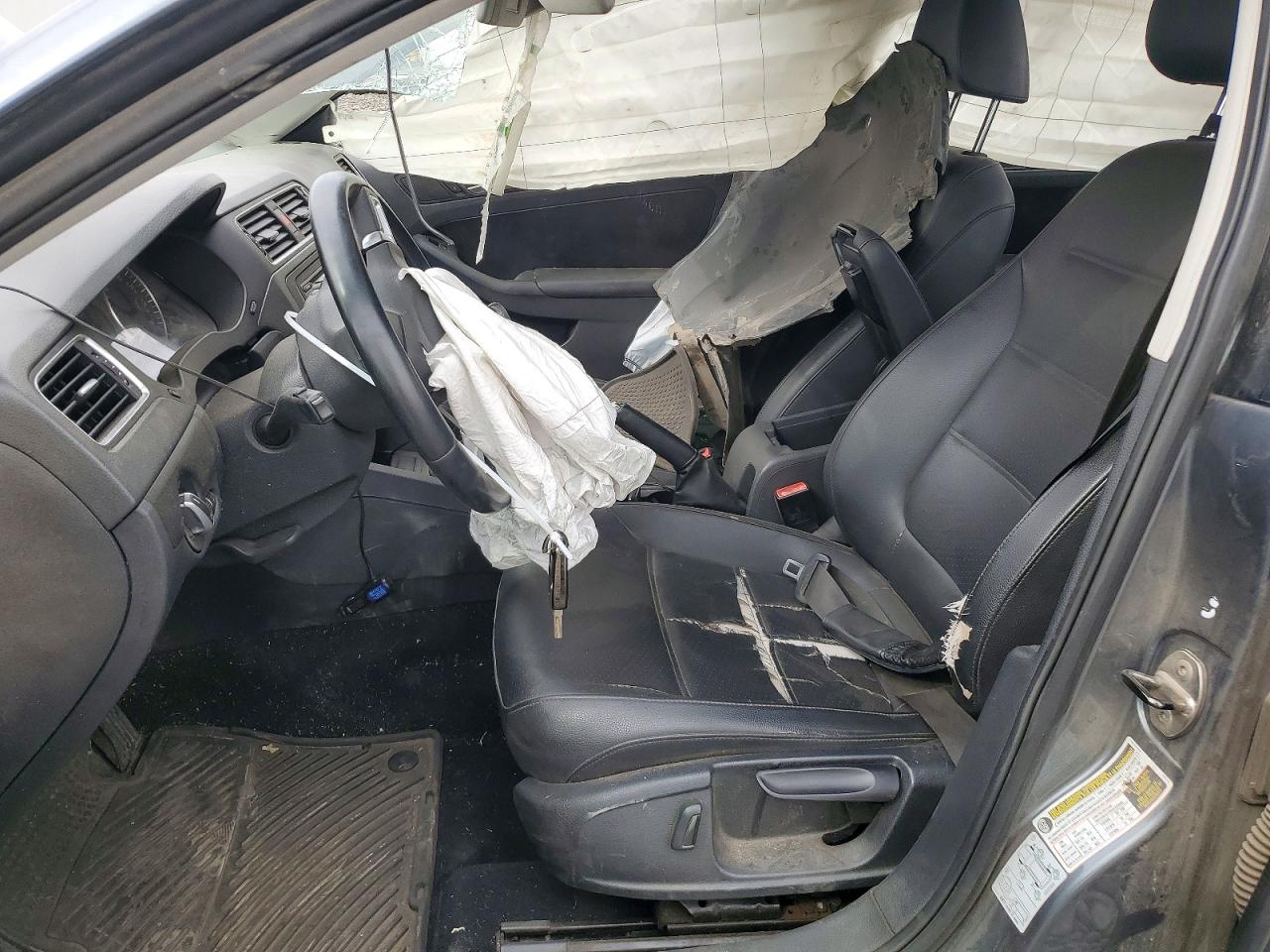 2013 Volkswagen Jetta Se Gray vin: 3VWDP7AJ4DM379615