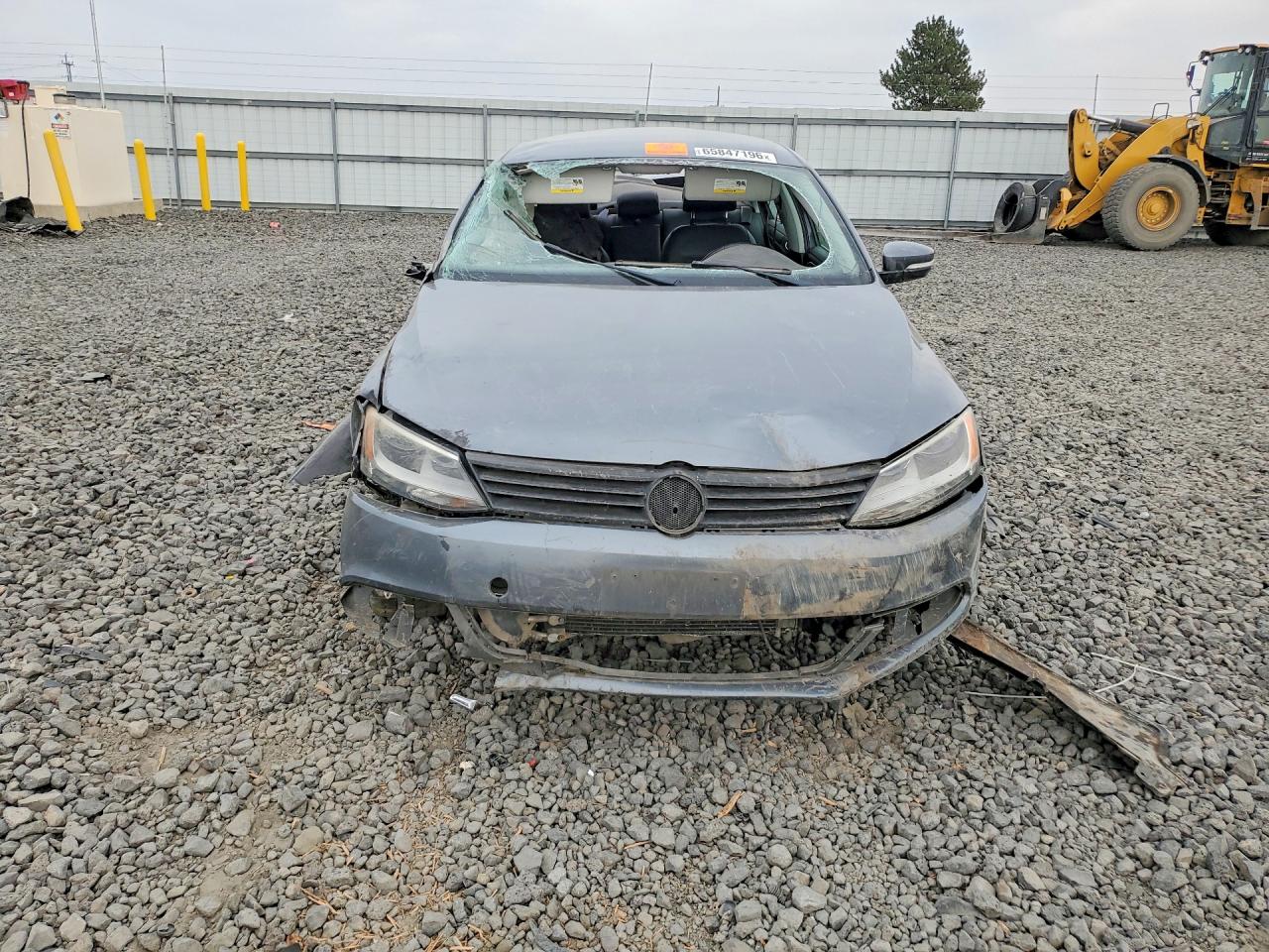 2013 Volkswagen Jetta Se Gray vin: 3VWDP7AJ4DM379615