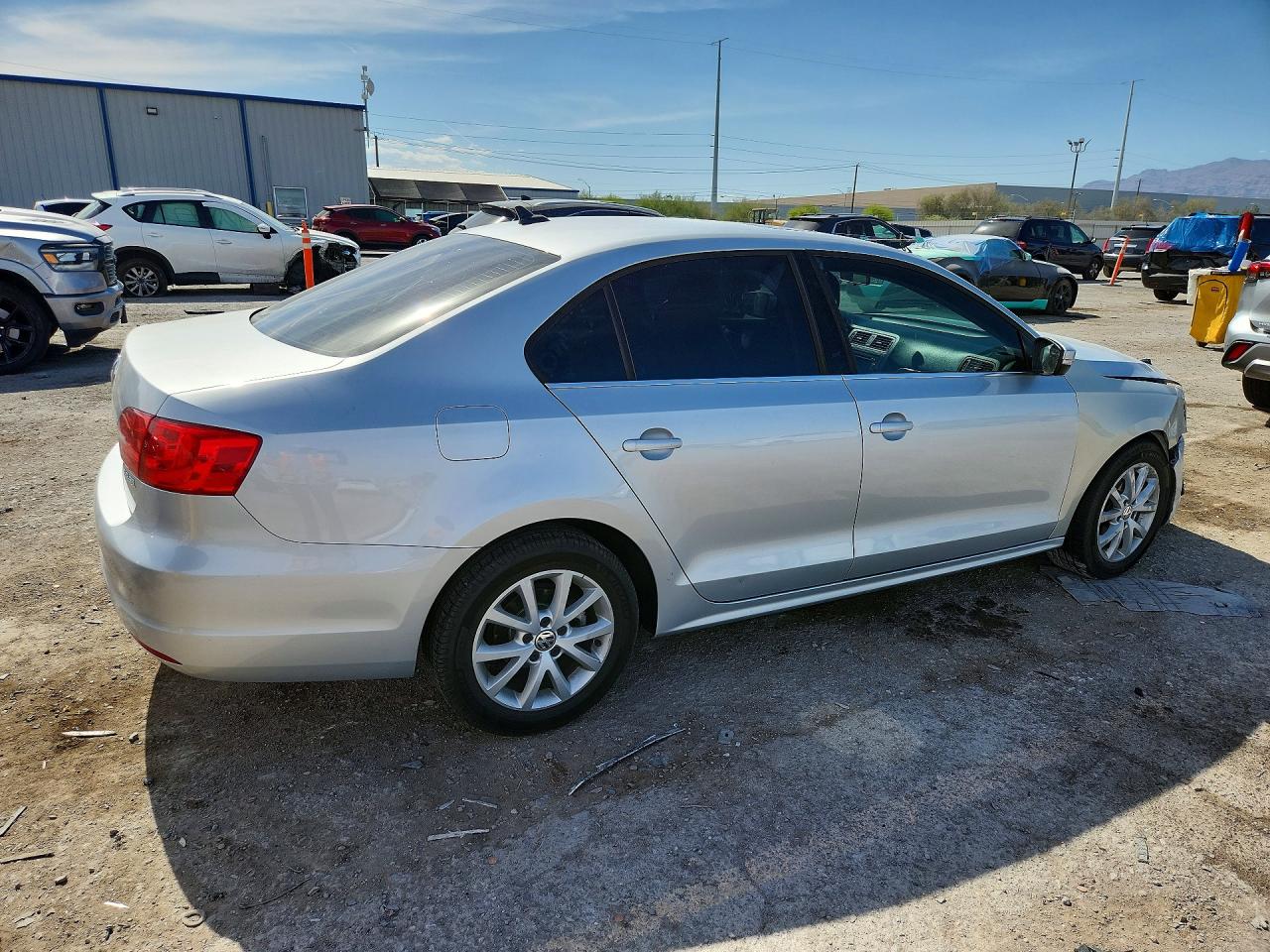 2013 Volkswagen Jetta Se Silver vin: 3VWDP7AJ4DM379758