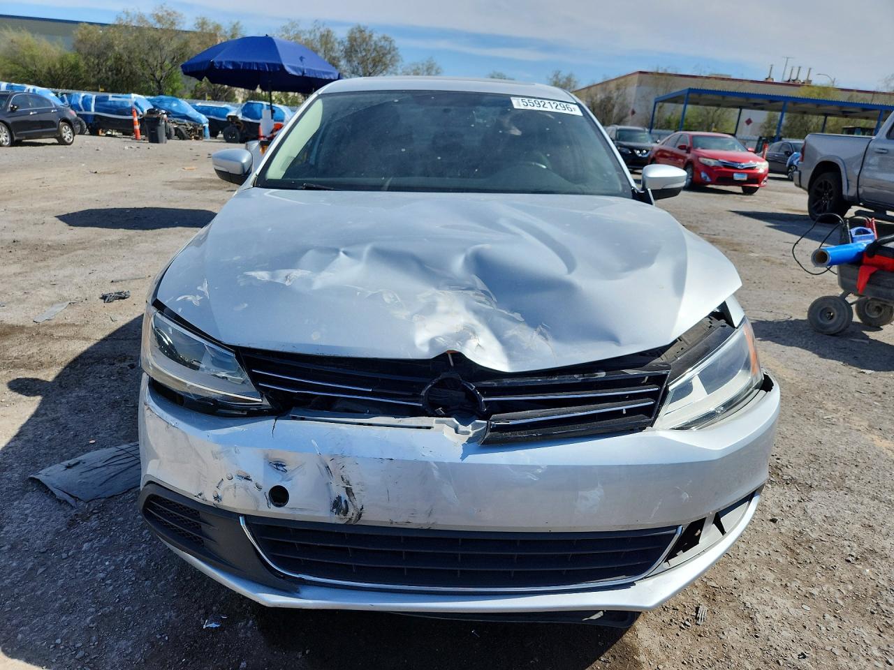 2013 Volkswagen Jetta Se Silver vin: 3VWDP7AJ4DM379758