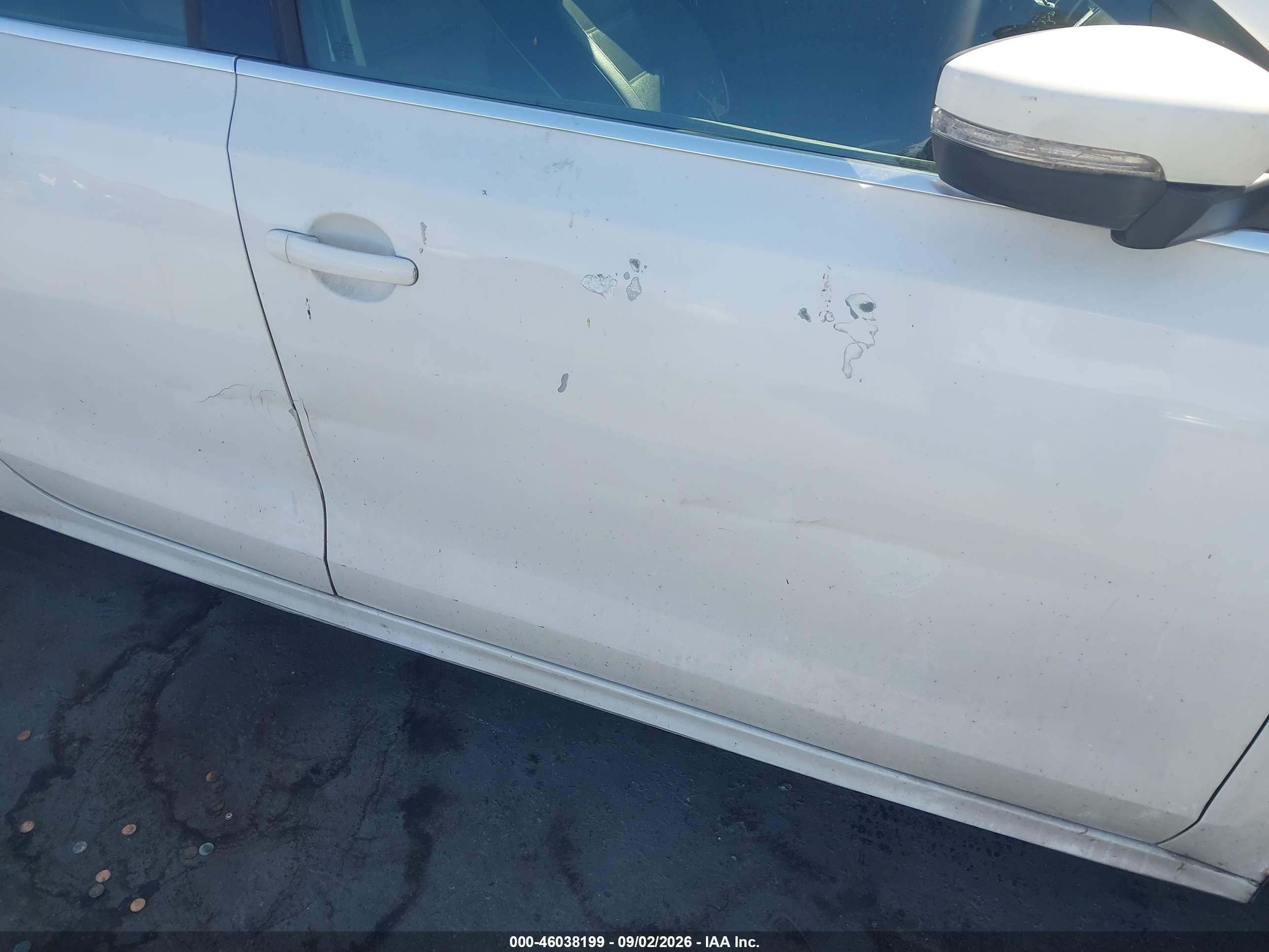2013 Volkswagen Jetta 2.5l Se White vin: 3VWDP7AJ4DM384944