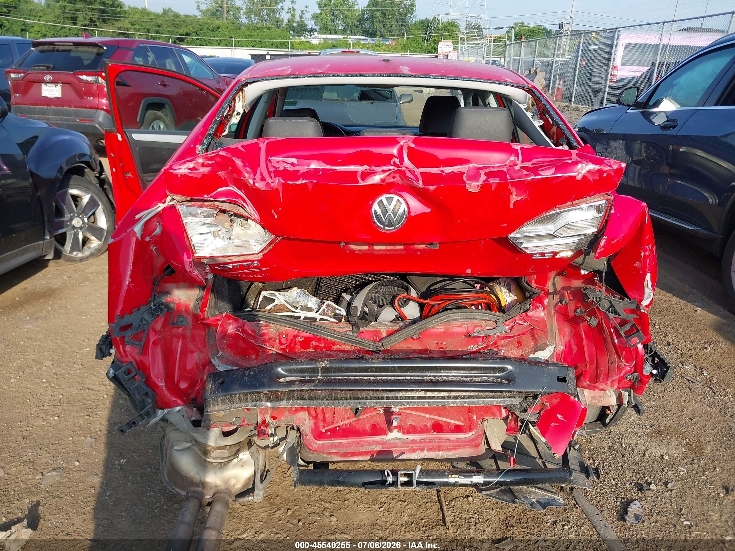 2013 Volkswagen Jetta 2.5l Se Red vin: 3VWDP7AJ4DM407185