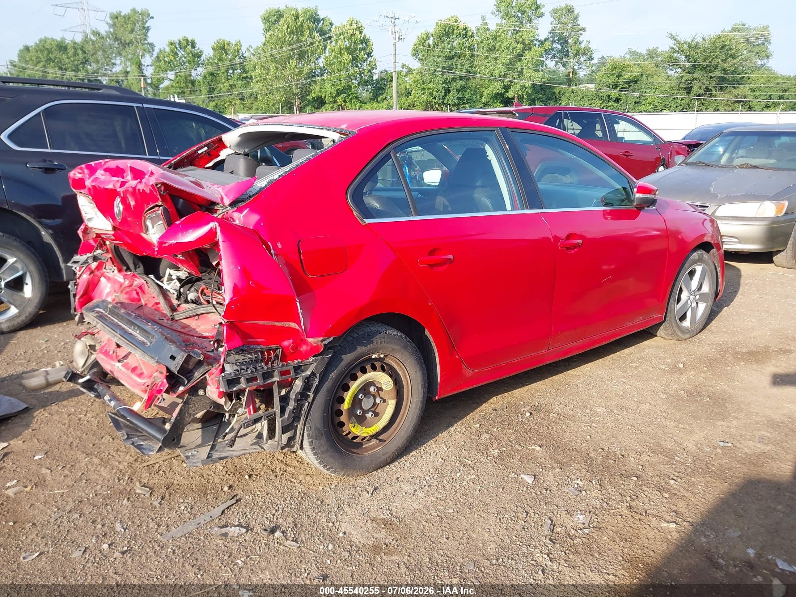 2013 Volkswagen Jetta 2.5l Se Red vin: 3VWDP7AJ4DM407185