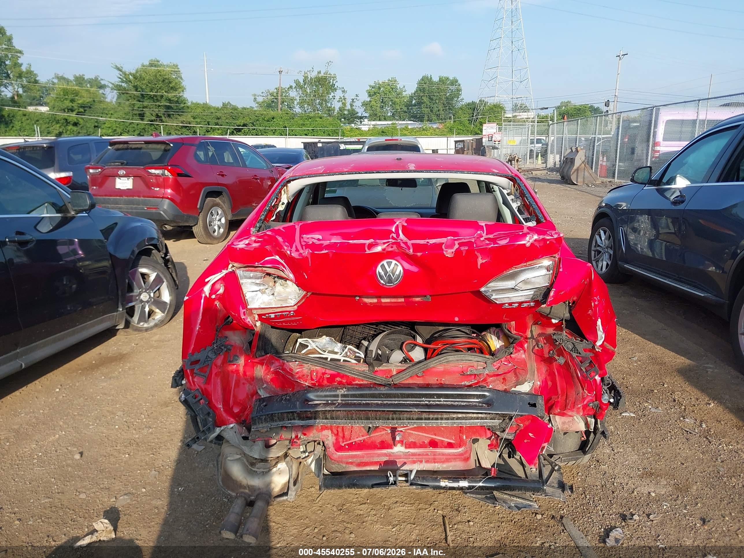 2013 Volkswagen Jetta 2.5l Se Red vin: 3VWDP7AJ4DM407185