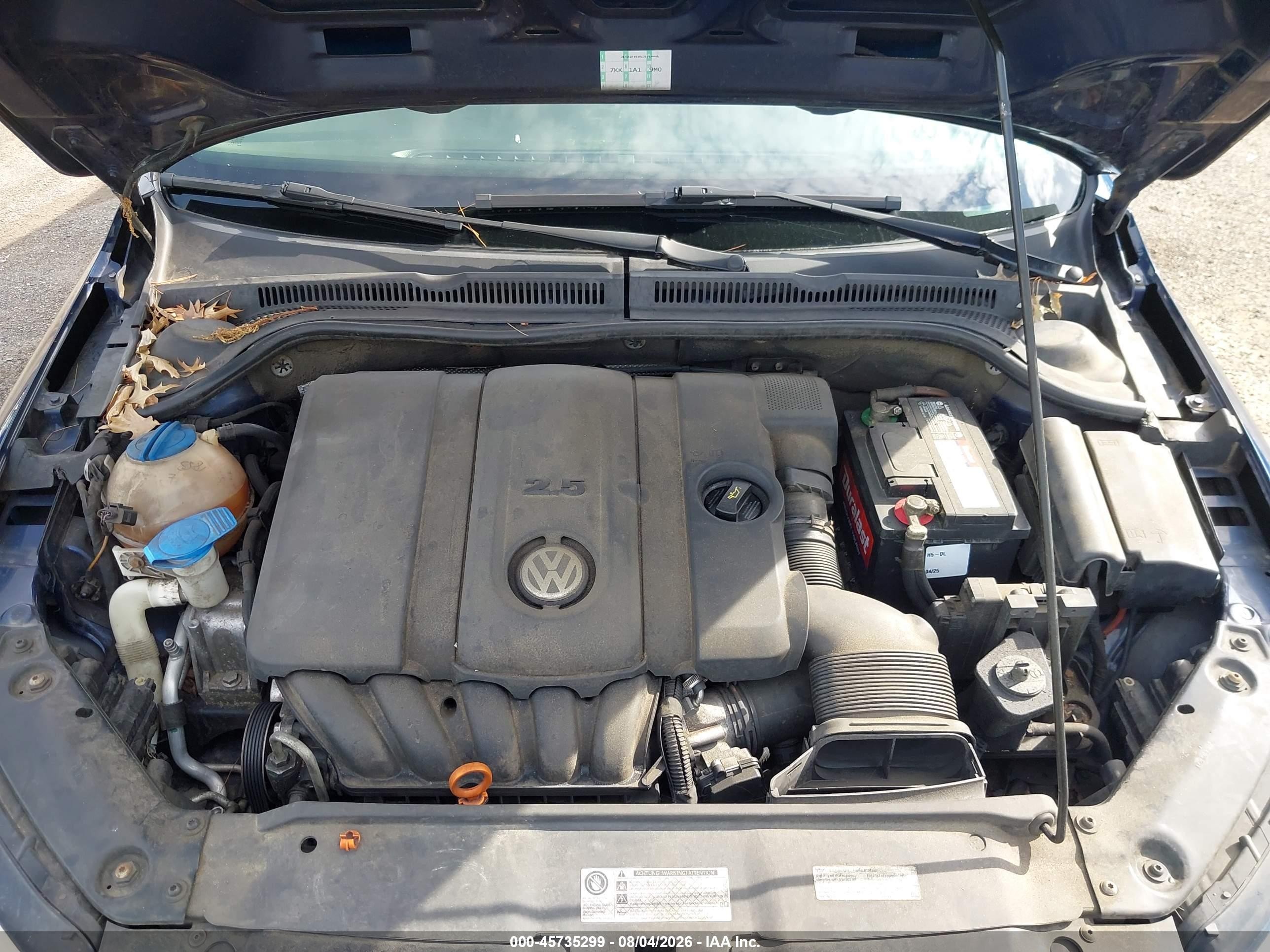 2013 Volkswagen Jetta 2.5l Se Синий vin: 3VWDP7AJ4DM408207
