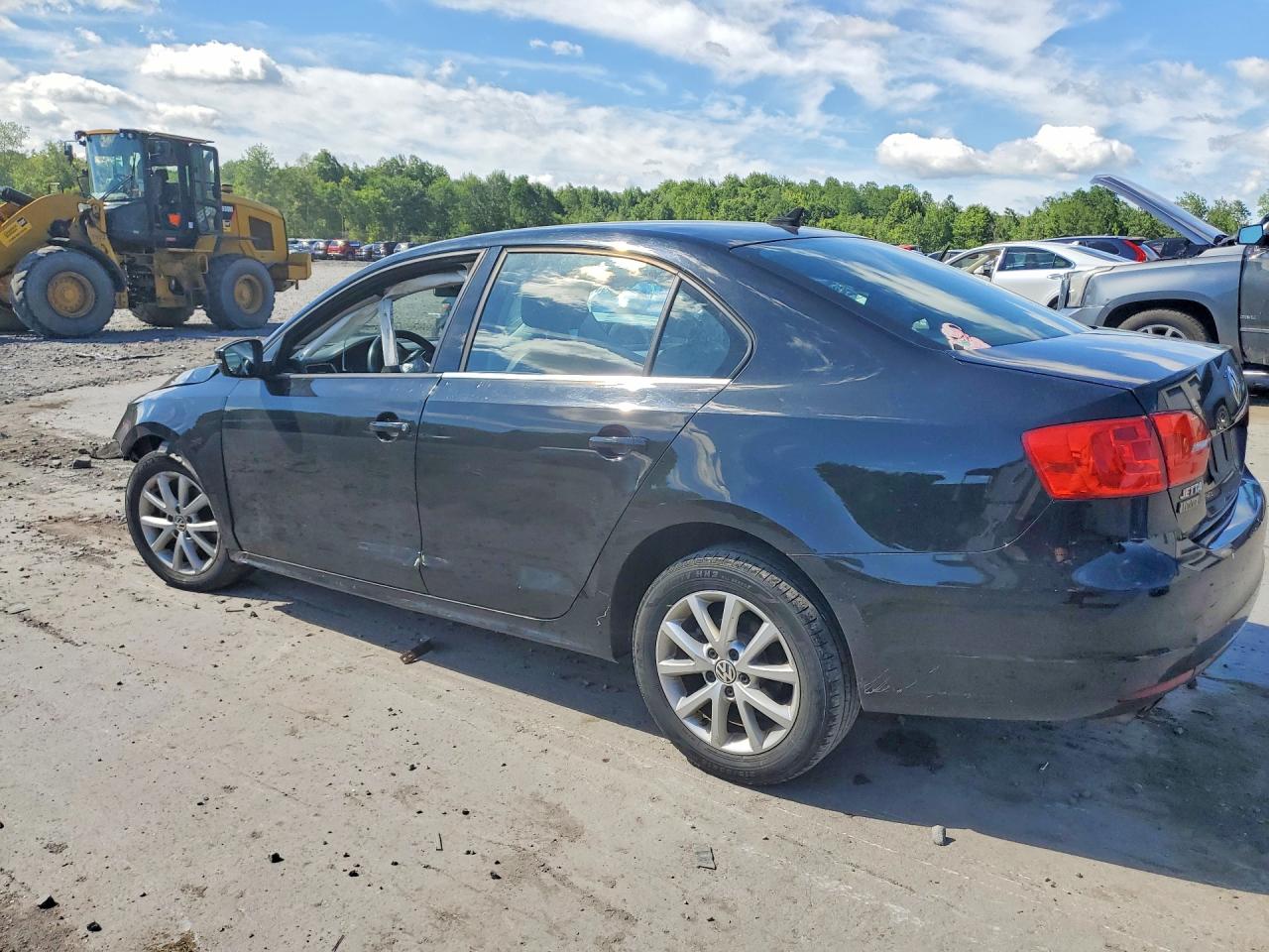 2013 Volkswagen Jetta Se Black vin: 3VWDP7AJ4DM420714