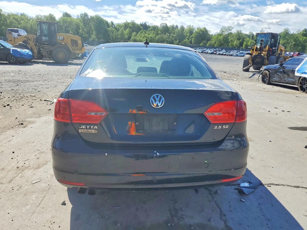 2013 Volkswagen Jetta Se Black vin: 3VWDP7AJ4DM420714