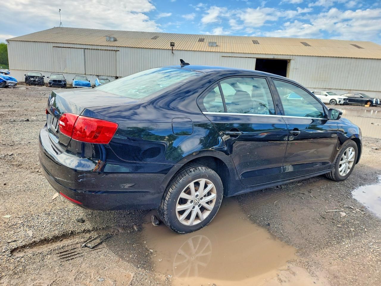 2013 Volkswagen Jetta Se Black vin: 3VWDP7AJ4DM428764