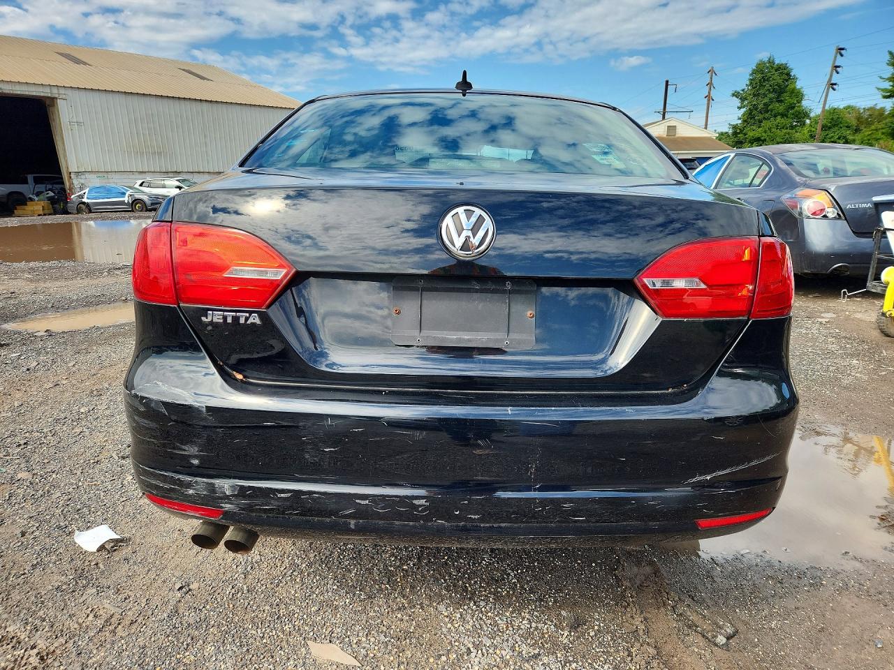 2013 Volkswagen Jetta Se Black vin: 3VWDP7AJ4DM428764