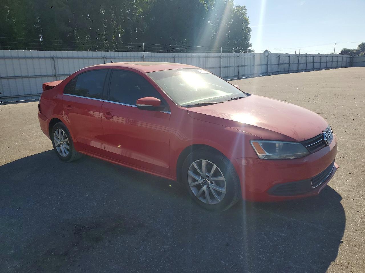 2013 Volkswagen Jetta Se Red vin: 3VWDP7AJ4DM447685