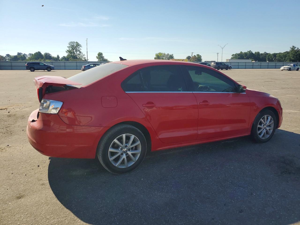 2013 Volkswagen Jetta Se Red vin: 3VWDP7AJ4DM447685