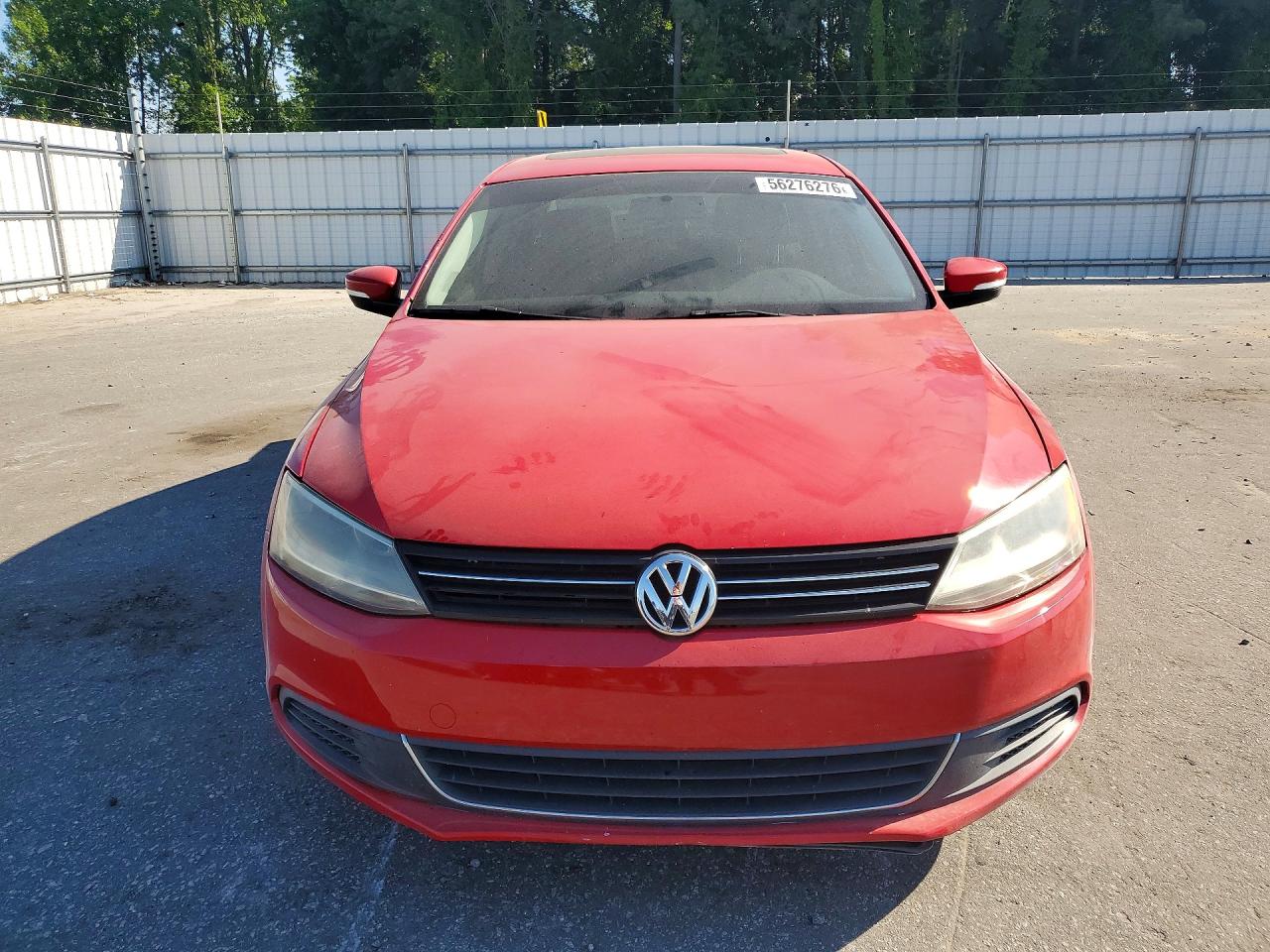 2013 Volkswagen Jetta Se Red vin: 3VWDP7AJ4DM447685