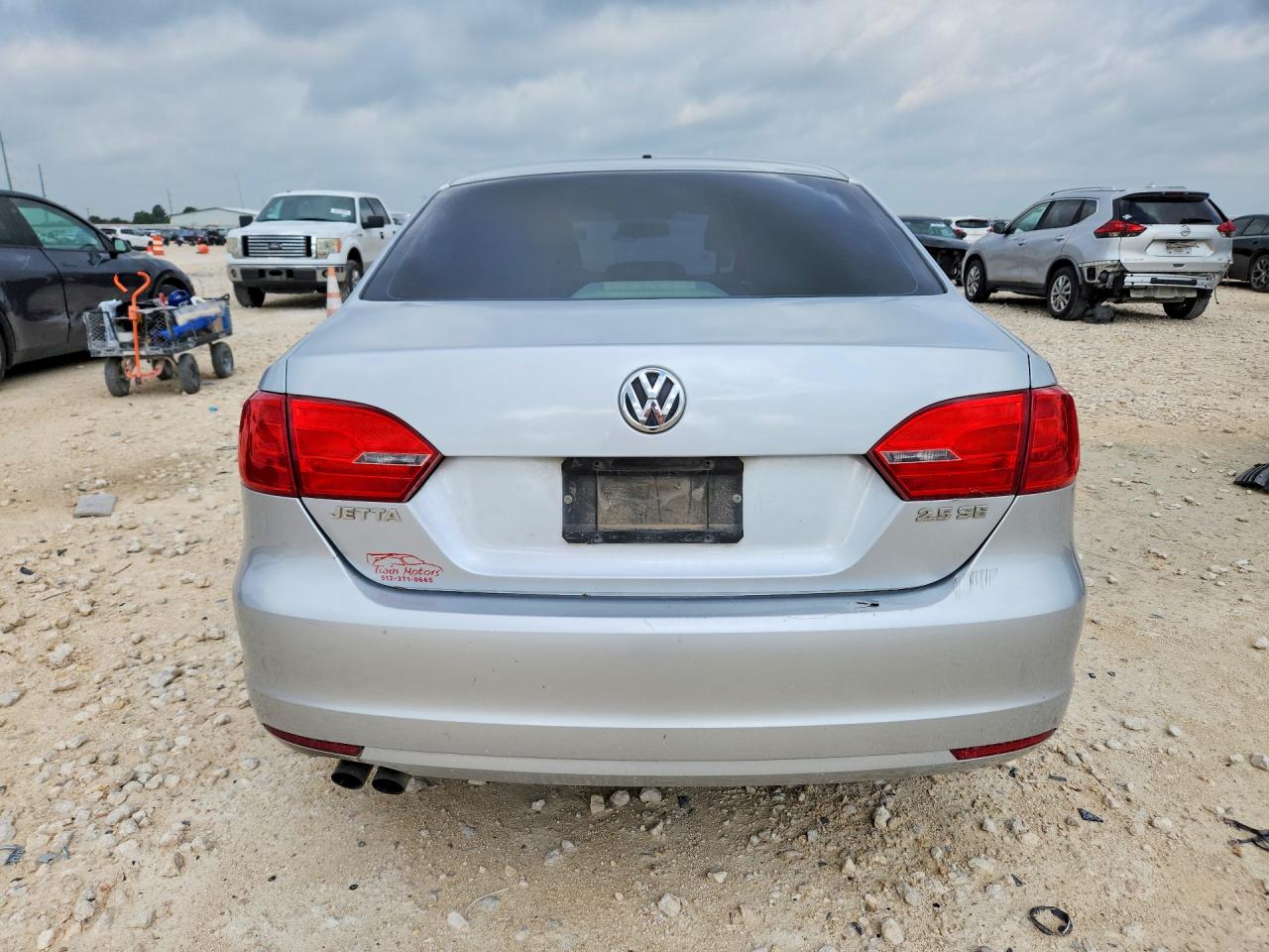 2012 Volkswagen Jetta Se Silver vin: 3VWDP7AJ5CM112708