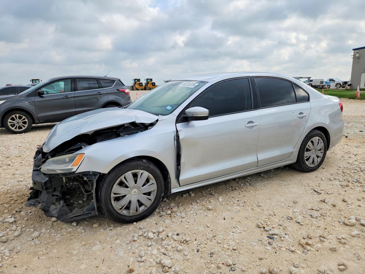 2012 Volkswagen Jetta Se Silver vin: 3VWDP7AJ5CM112708