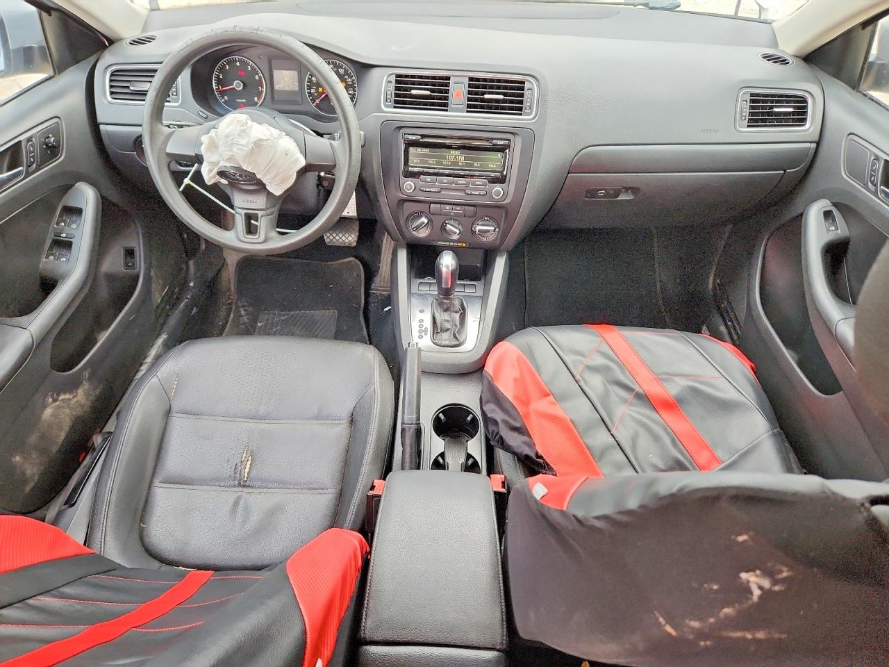 2012 Volkswagen Jetta Se Silver vin: 3VWDP7AJ5CM112708