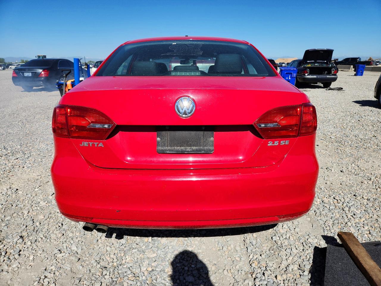 2012 Volkswagen Jetta Se Red vin: 3VWDP7AJ5CM115978