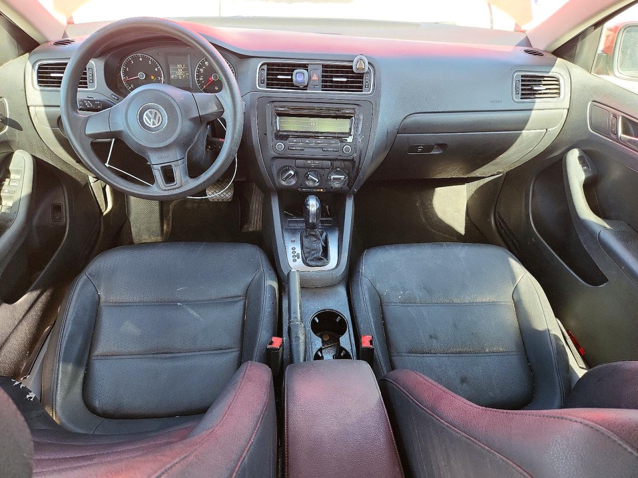 2012 Volkswagen Jetta Se Red vin: 3VWDP7AJ5CM115978