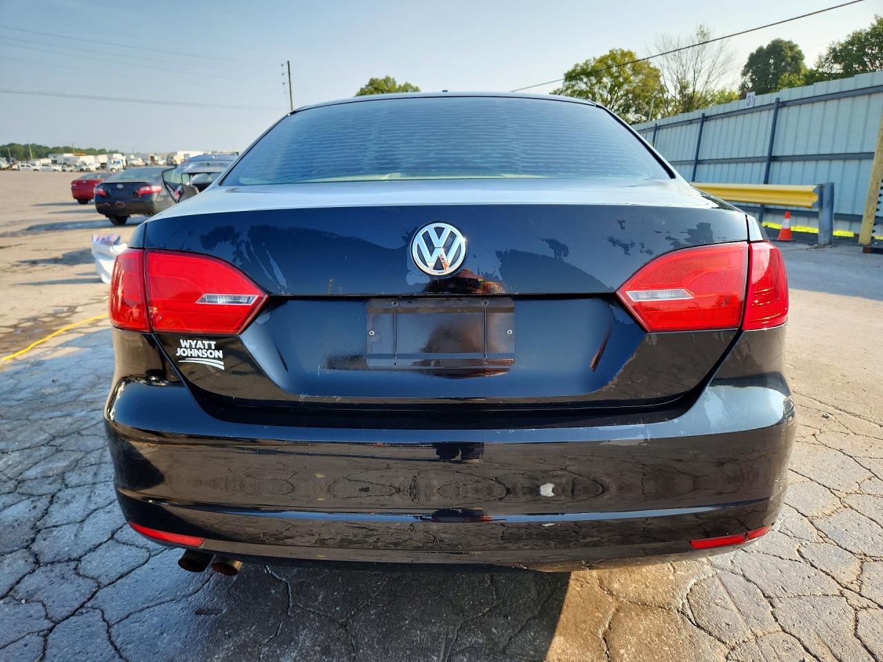 2012 Volkswagen Jetta Se Black vin: 3VWDP7AJ5CM302900