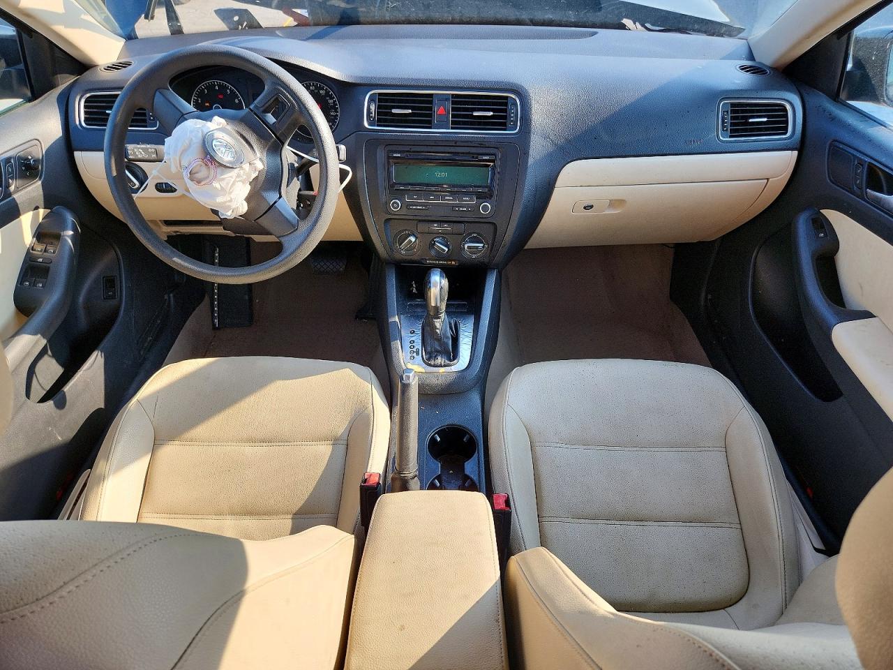 2012 Volkswagen Jetta Se Black vin: 3VWDP7AJ5CM302900