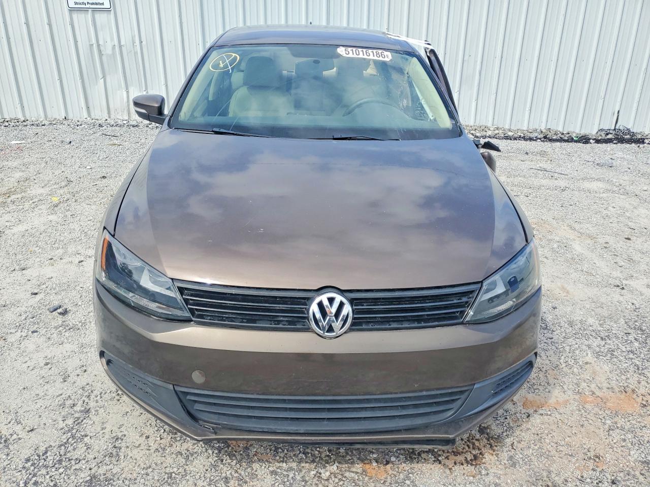 2012 Volkswagen Jetta Se Brown vin: 3VWDP7AJ5CM335962