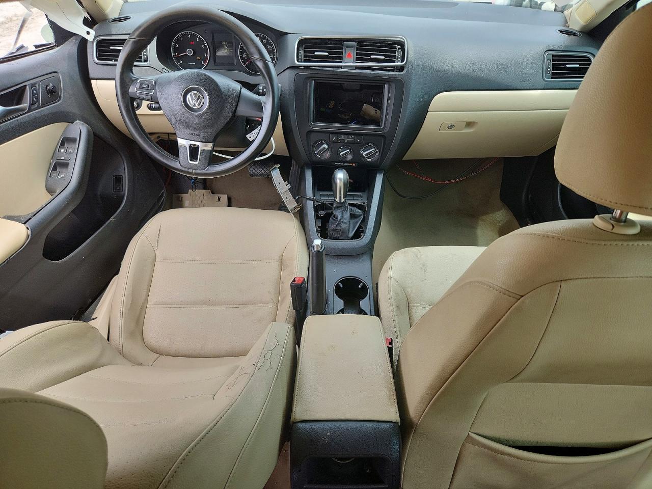 2012 Volkswagen Jetta Se Brown vin: 3VWDP7AJ5CM335962