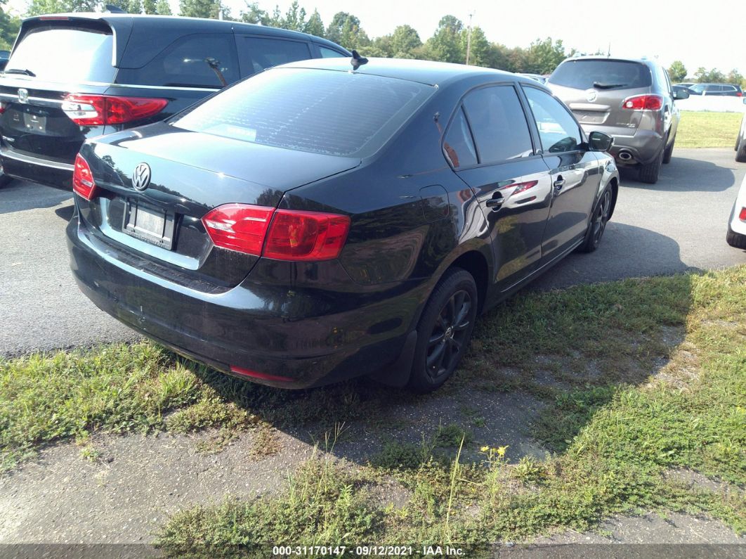 2012 Volkswagen Jetta Sedan Se W Black vin: 3VWDP7AJ5CM338473