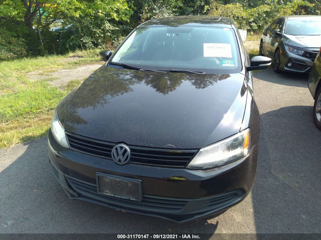 2012 Volkswagen Jetta Sedan Se W Black vin: 3VWDP7AJ5CM338473