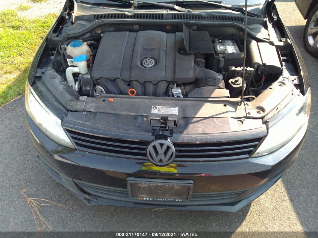 2012 Volkswagen Jetta Sedan Se W Black vin: 3VWDP7AJ5CM338473