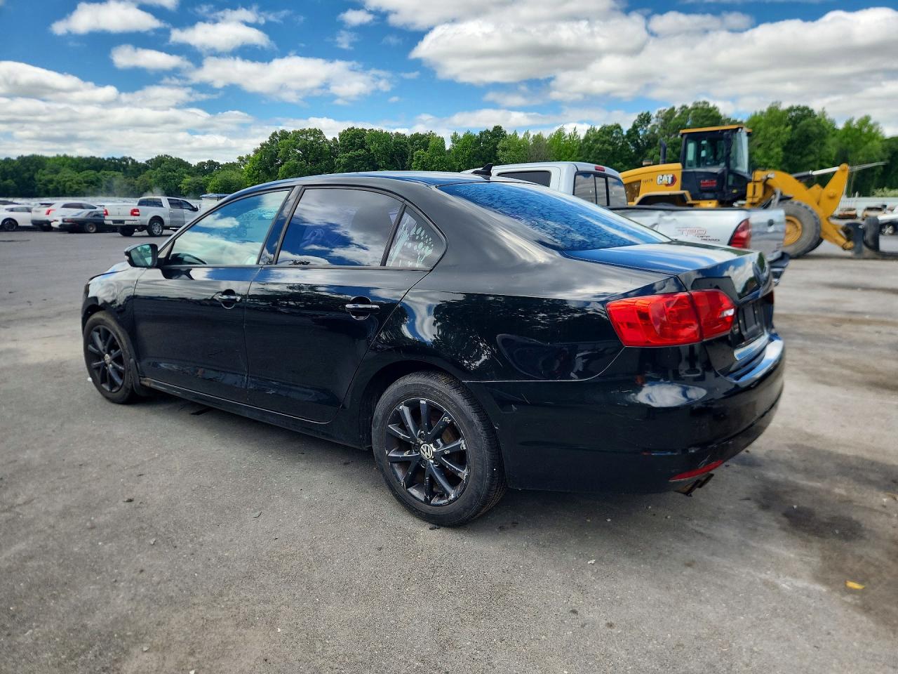 2012 Volkswagen Jetta Se Black vin: 3VWDP7AJ5CM338473