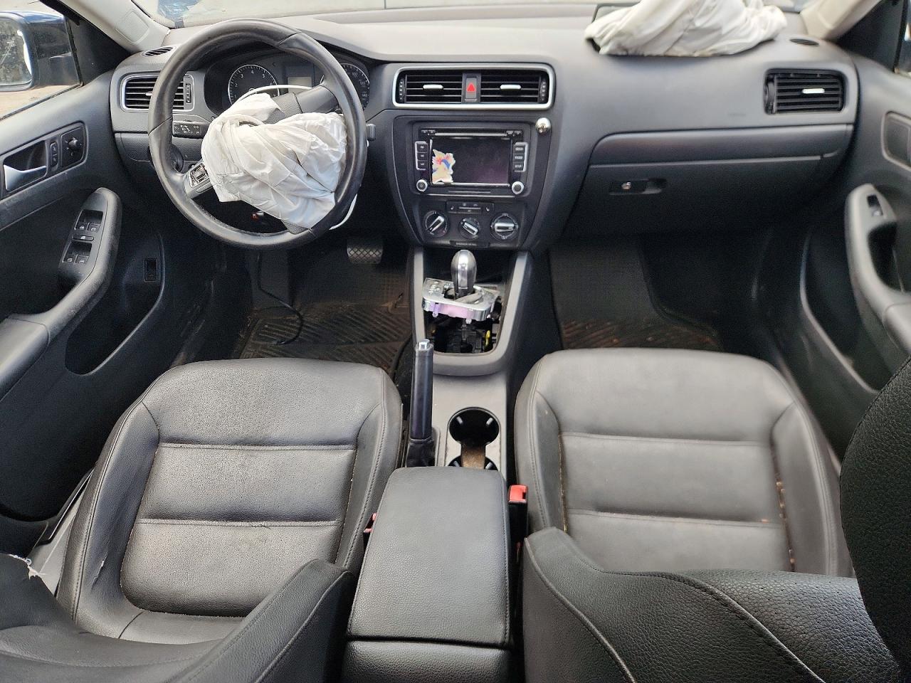2012 Volkswagen Jetta Se Black vin: 3VWDP7AJ5CM338473