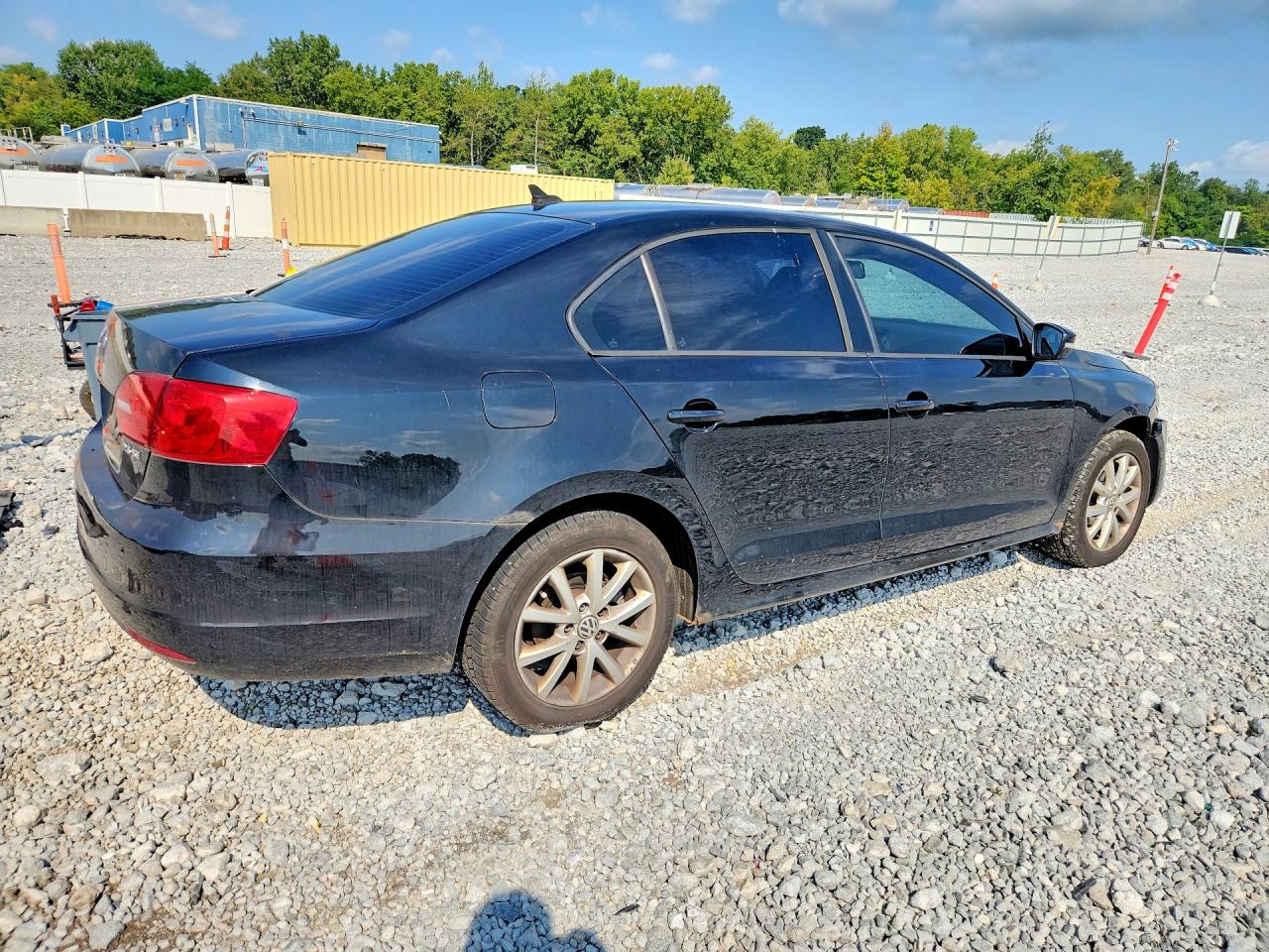 2012 Volkswagen Jetta Se Черный vin: 3VWDP7AJ5CM369125