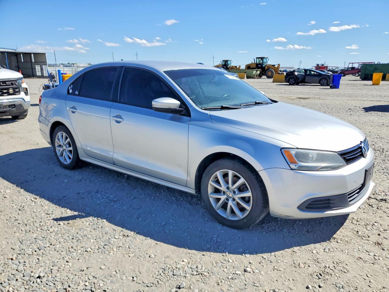 2012 Volkswagen Jetta Se Silver vin: 3VWDP7AJ5CM376091
