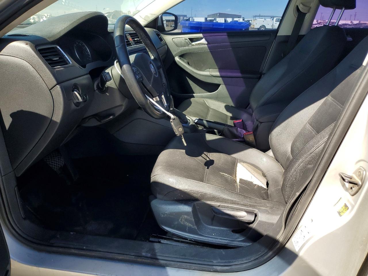 2012 Volkswagen Jetta Se Silver vin: 3VWDP7AJ5CM376091