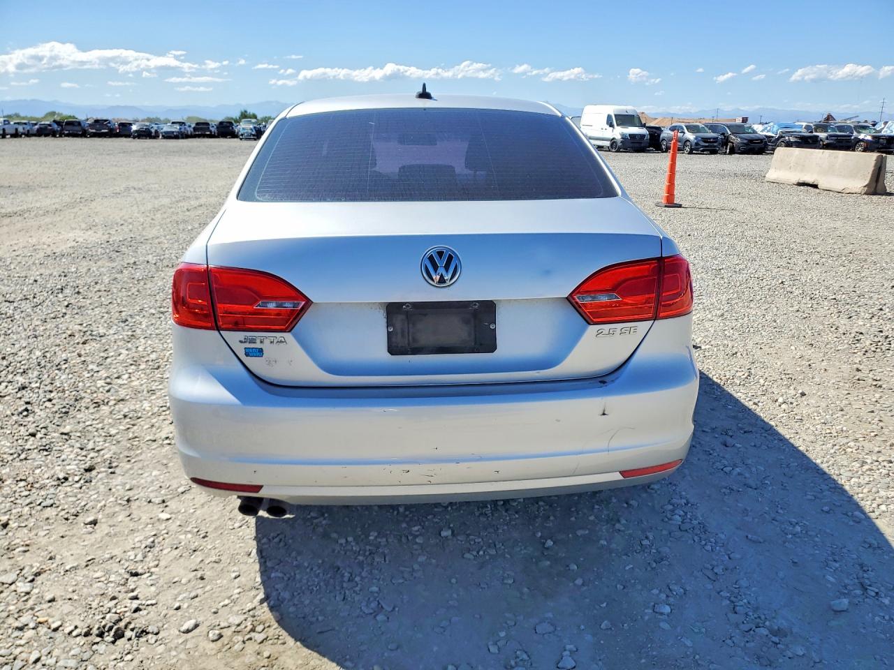 2012 Volkswagen Jetta Se Silver vin: 3VWDP7AJ5CM376091
